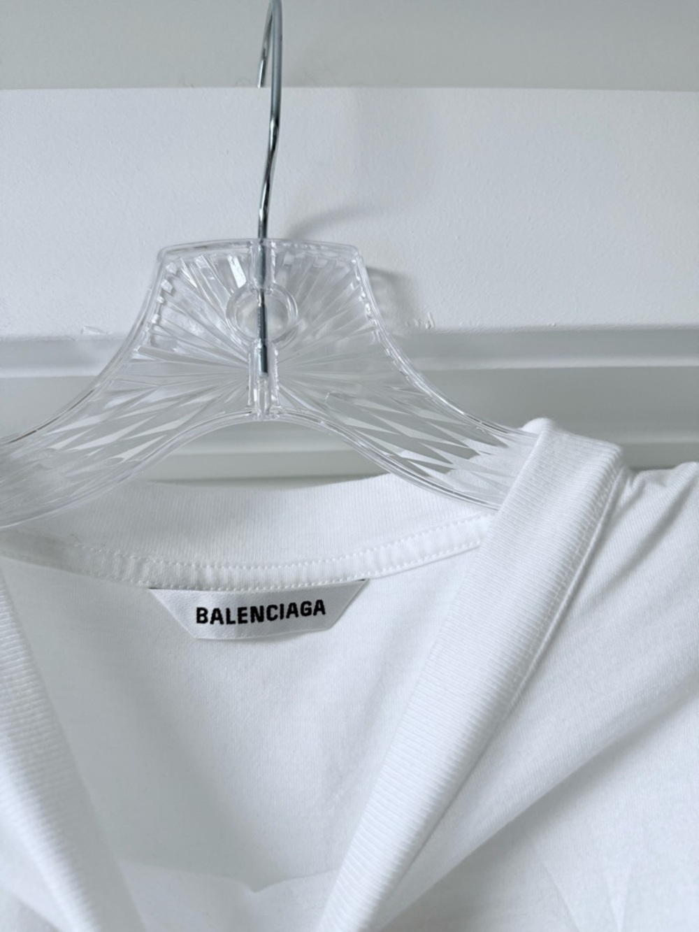 Balenciaga White Logo Graphic Tee BRAND NEW WITH TAGS - Picture 3 of 7